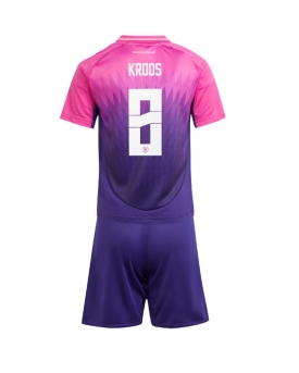 Germania Toni Kroos #8 Maglia Gara Trasferta Repliche Europei 2024 Bambino